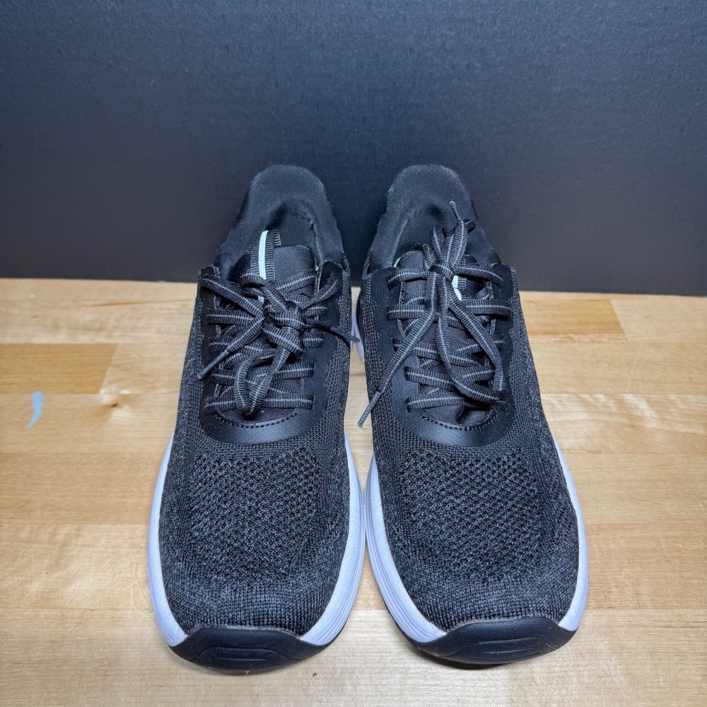OrthoFeet 80023 Womens Black Knit Athletic Walking Sneakers Size 8 B Medium - Picture 2 of 10